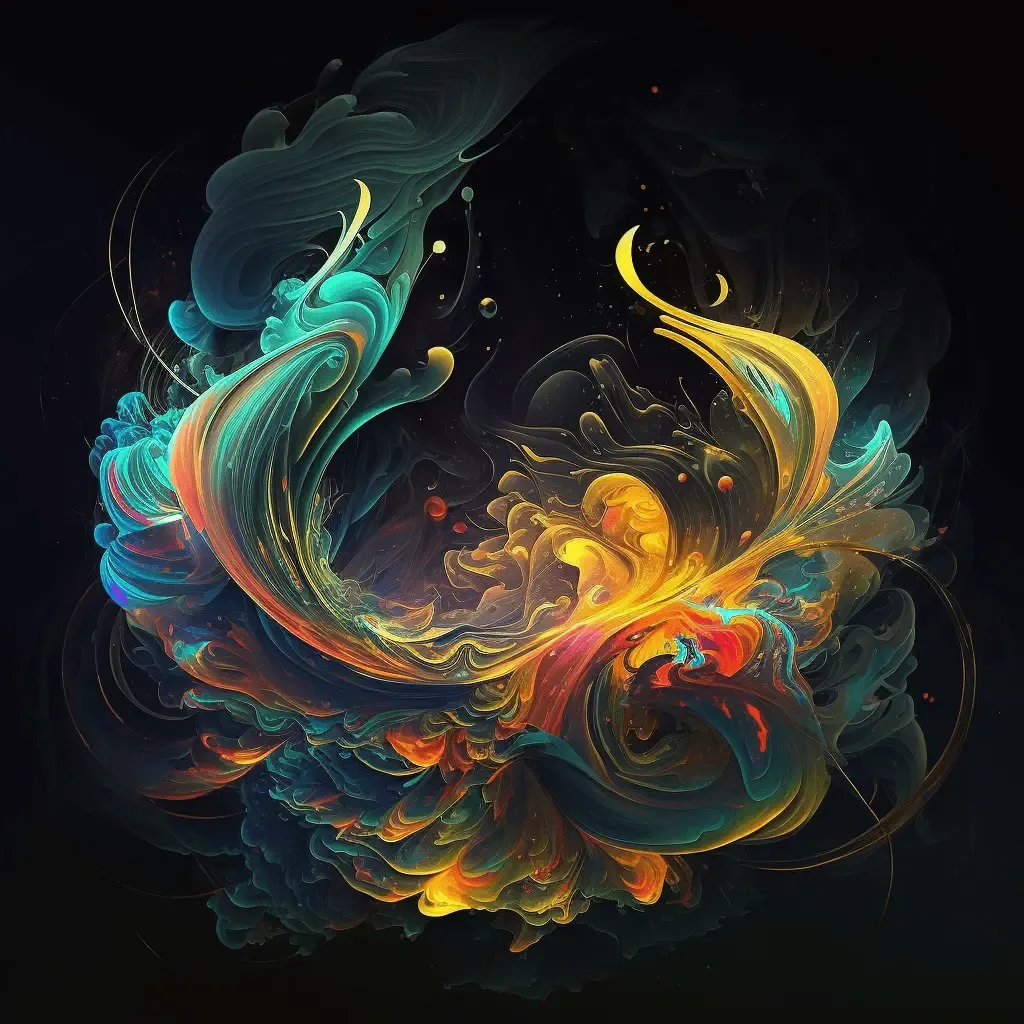 Background image with artificial shape